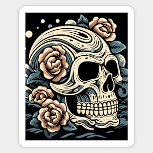 Skull- Full Tattoo Design 4 Magnet